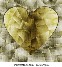 Heart, valentines, EPS10 - vector graphics.