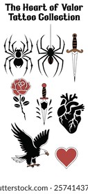 The Heart of Valor Tattoo Collection