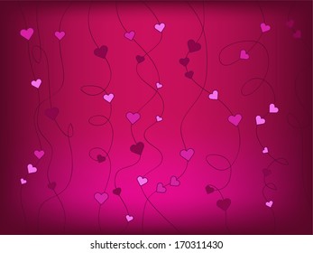 heart vector abstract background illustration