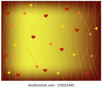 heart vector abstract background illustration