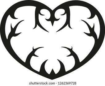 Heart vector, art, abstract