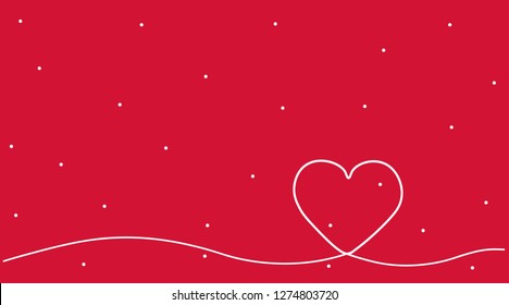 Heart vector background, valentines day love. Vector illustration.