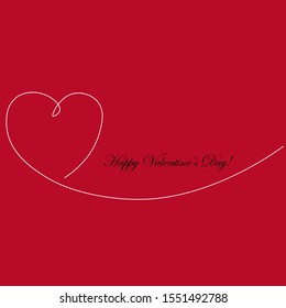 Heart vector background valentines day love, vector illustration