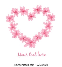 heart vector card