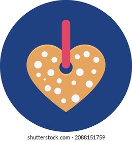 Heart Vector Color Icon which can easily editable

