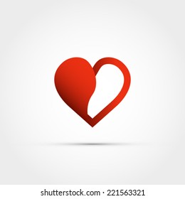 Heart vector design