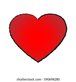 Heart vector design