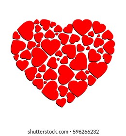 Heart vector design