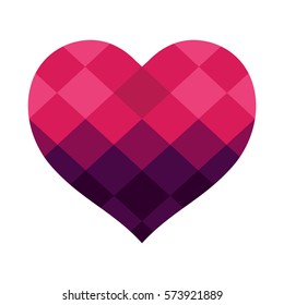 heart vector design with colorful concept