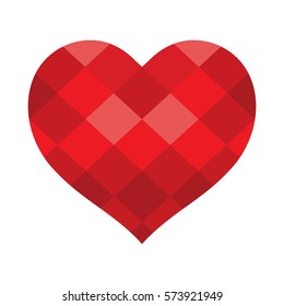 heart vector design with colorful concept