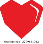 heart vector file for valentine day special romantic heart red heart vector file 