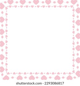 Corazón vectorial marcos de amor fotos marco de foto patrón romántico decoración clásica diseño fondo boda aniversario San Valentín