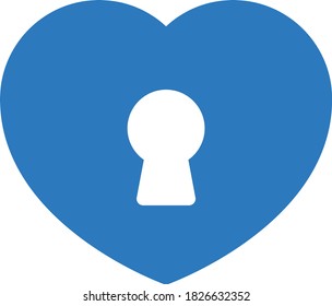 heart vector glyph color icon 