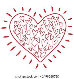 heart vector graphic clipart design