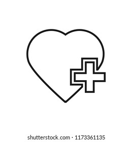 heart vector icon 10 eps