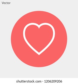 heart vector icon 10 eps