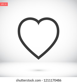 heart vector icon 10 eps