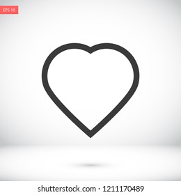 heart vector icon 10 eps