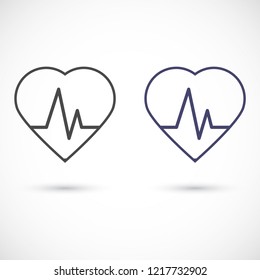 heart vector icon 10 eps