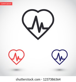 heart vector icon 10 eps