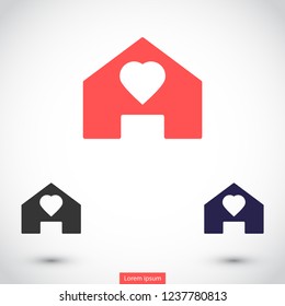 heart vector icon 10 eps
