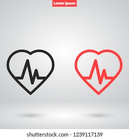 heart vector icon 10 eps