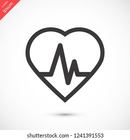 heart vector icon 10 eps