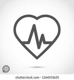 heart vector icon 10 eps