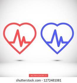 heart vector icon 10 eps
