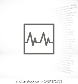 heart vector icon 10 eps , Lorem ipsum Flat design