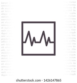 heart vector icon 10 eps , Lorem ipsum Flat design
