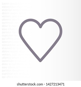 a heart vector icon 10 eps