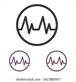 heart vector icon 10 eps , Lorem ipsum Flat design