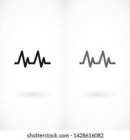 heart vector icon 10 eps , Lorem ipsum Flat design