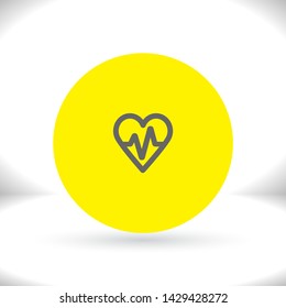 a heart vector icon 10 eps