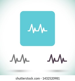 heart vector icon 10 eps , Lorem ipsum Flat design