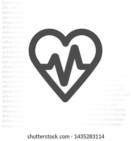 a heart vector icon 10 eps