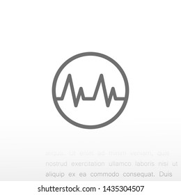 heart vector icon 10 eps , Lorem ipsum Flat design