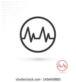 heart vector icon 10 eps , Lorem ipsum Flat design