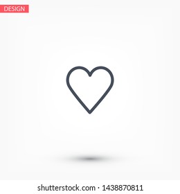 a heart vector icon 10 eps