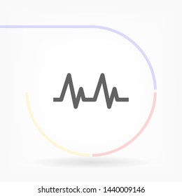 heart vector icon 10 eps , Lorem ipsum Flat design