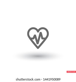 a heart vector icon 10 eps