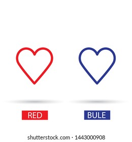 a heart vector icon 10 eps