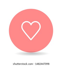a heart vector icon 10 eps