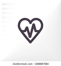 a heart vector icon 10 eps