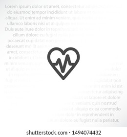 a heart vector icon 10 eps