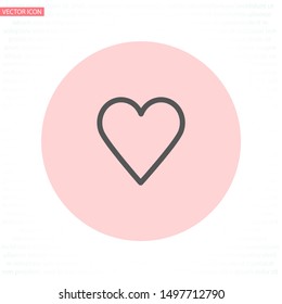 a heart vector icon 10 eps