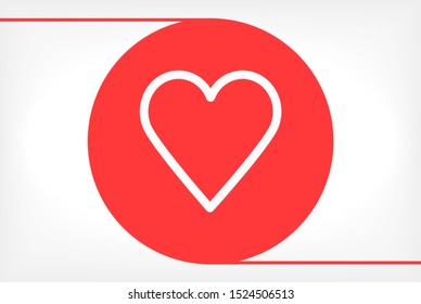 a heart vector icon 10 eps