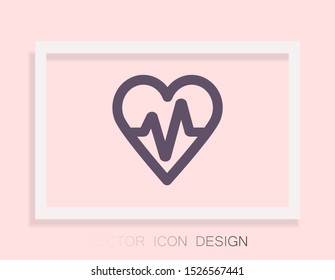 a heart vector icon 10 eps