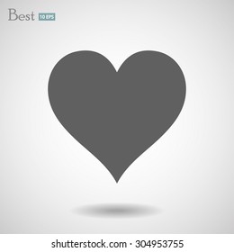 heart vector icon 10 EPS